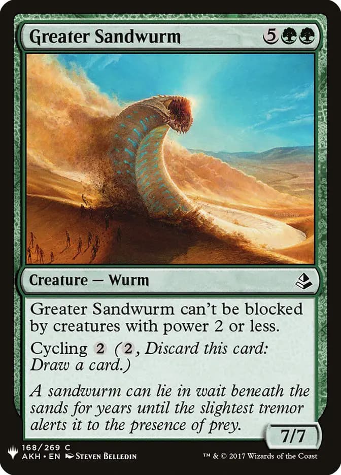 Card image of Greater Sandwurm