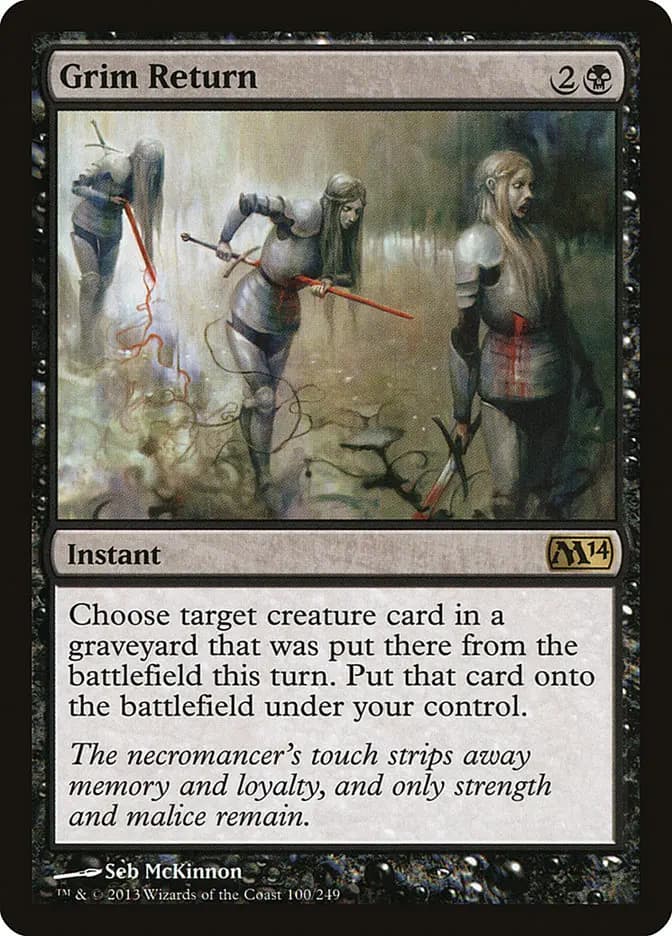 Card image of Grim Return