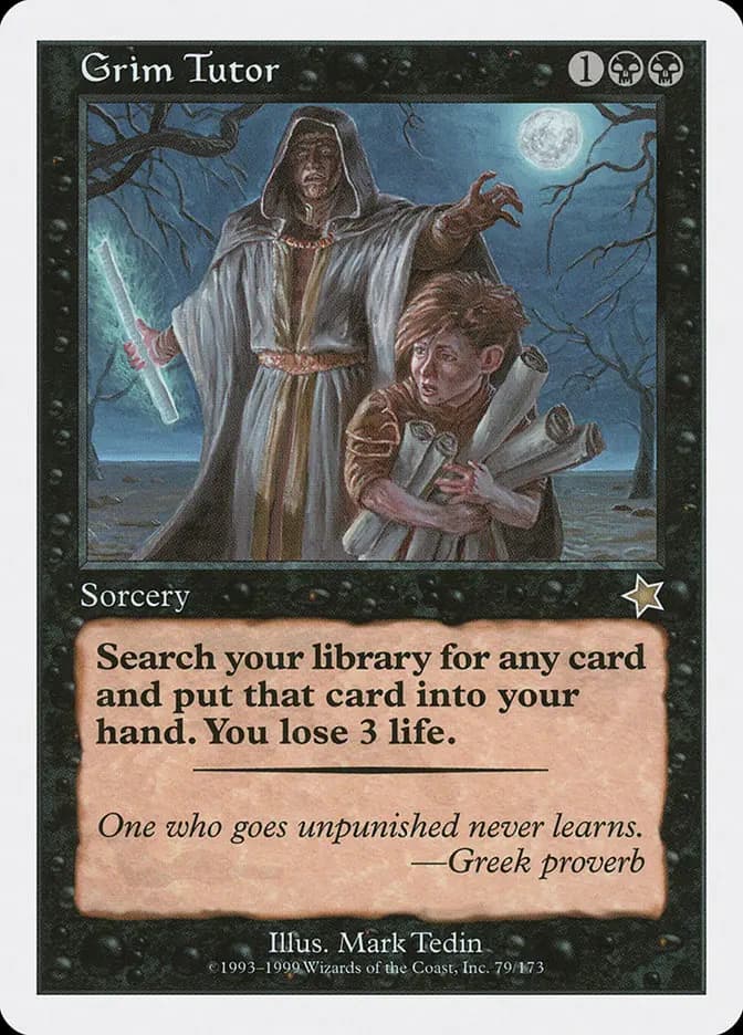 Card image of Grim Tutor