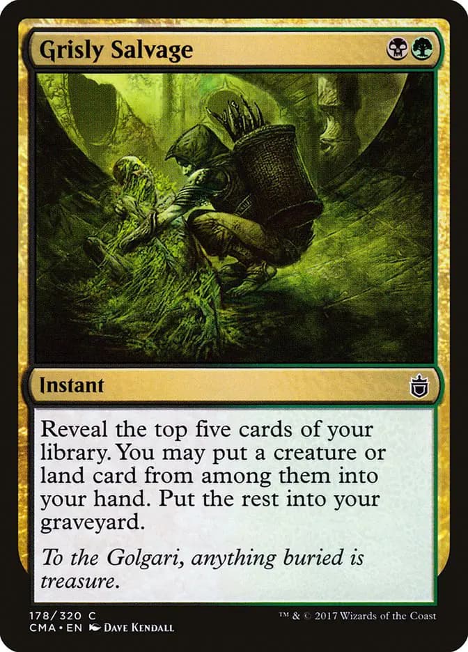 Card image of Grisly Salvage
