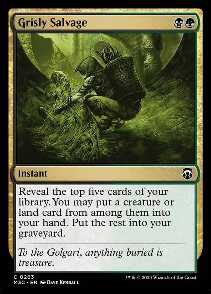 Card image of Grisly Salvage