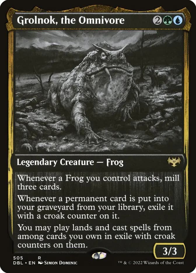 Card image of Grolnok, the Omnivore