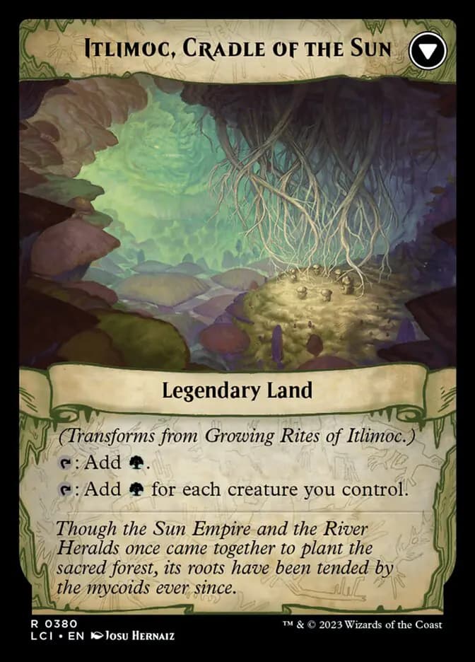 Card image of Growing Rites of Itlimoc / Itlimoc, Cradle of the Sun