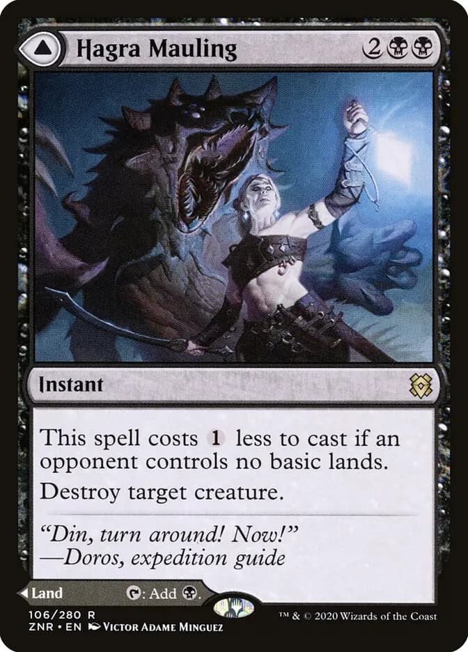 Card image of Hagra Mauling / Hagra Broodpit
