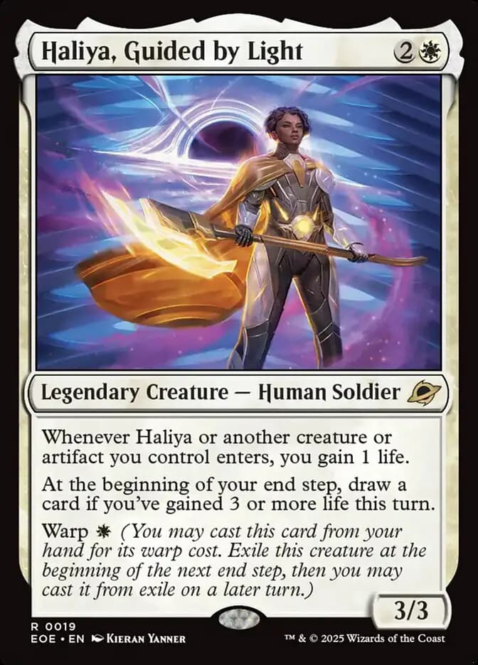 Card image of Haliya, Guided by Light