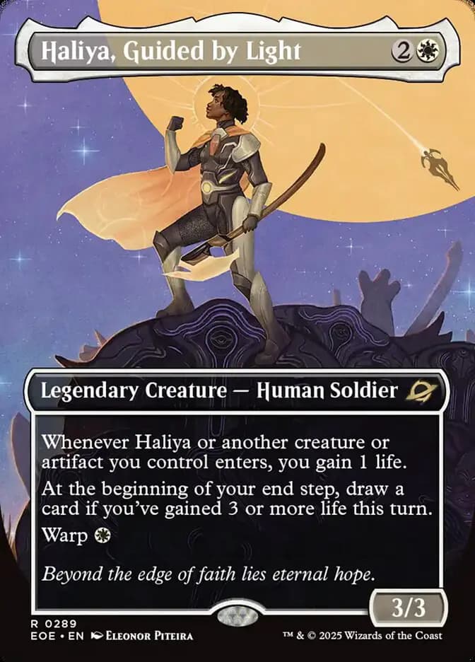 Card image of Haliya, Guided by Light