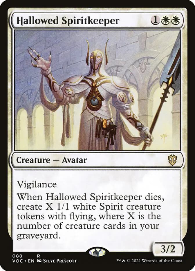 Card image of Hallowed Spiritkeeper