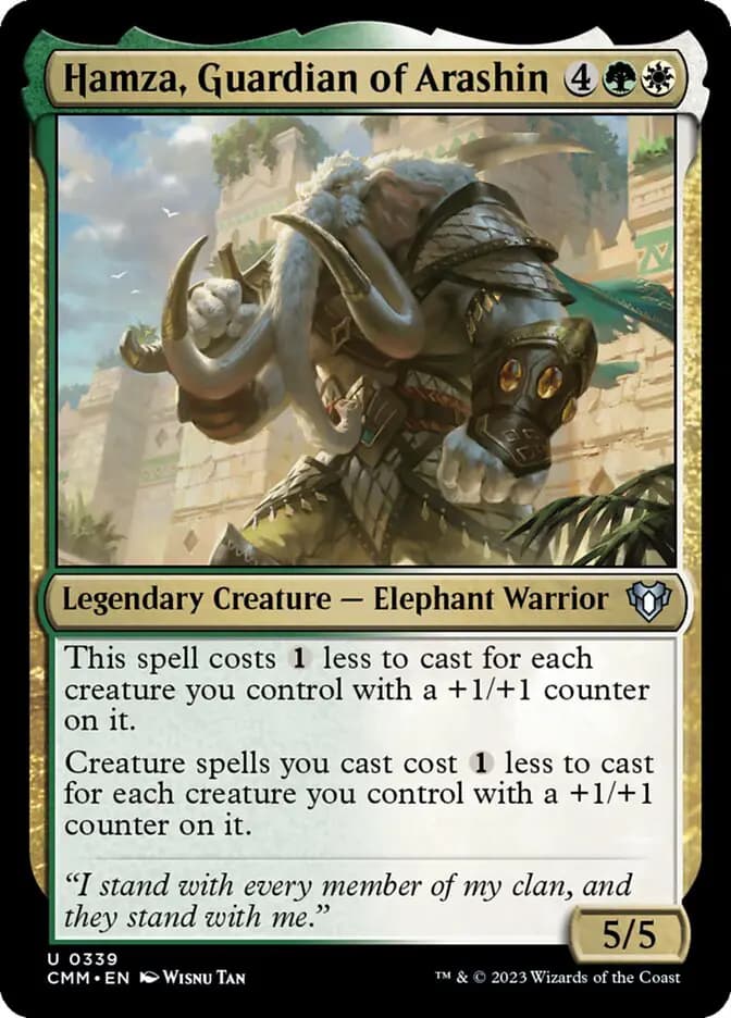 Card image of Hamza, Guardian of Arashin