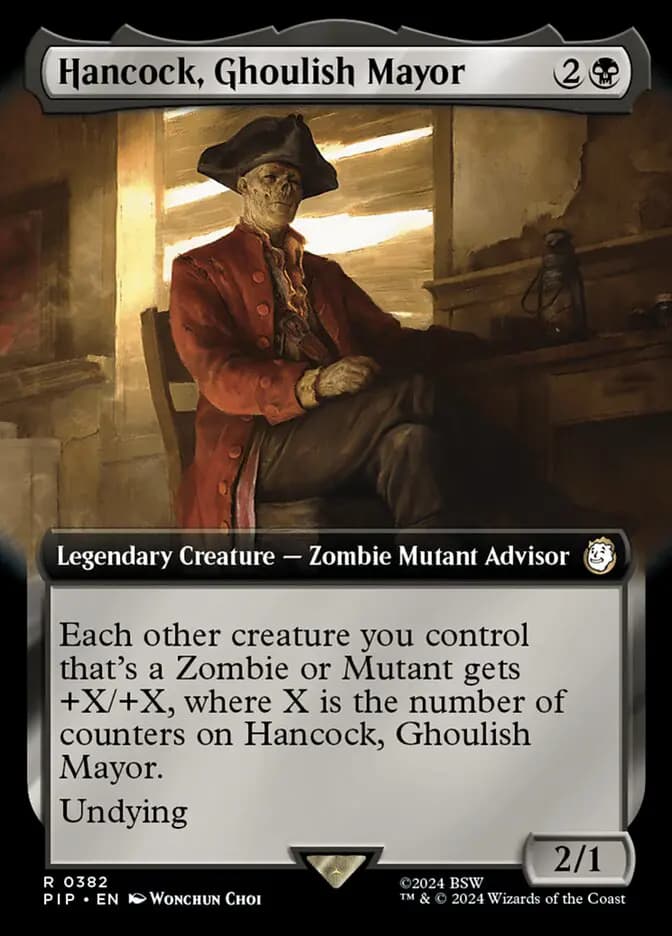 Card image of Hancock, Ghoulish Mayor