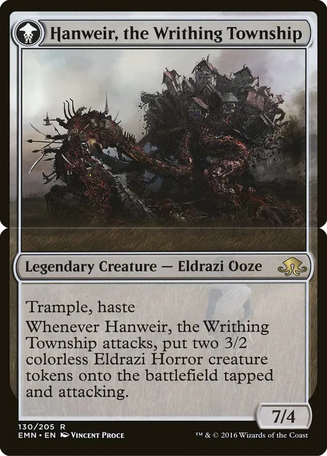 Card image of Hanweir, the Writhing Township