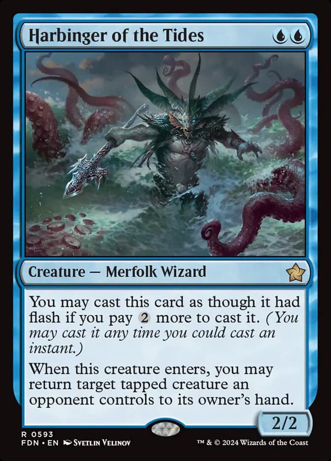 Card image of Harbinger of the Tides
