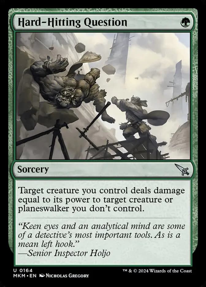 Card image of Hard-Hitting Question