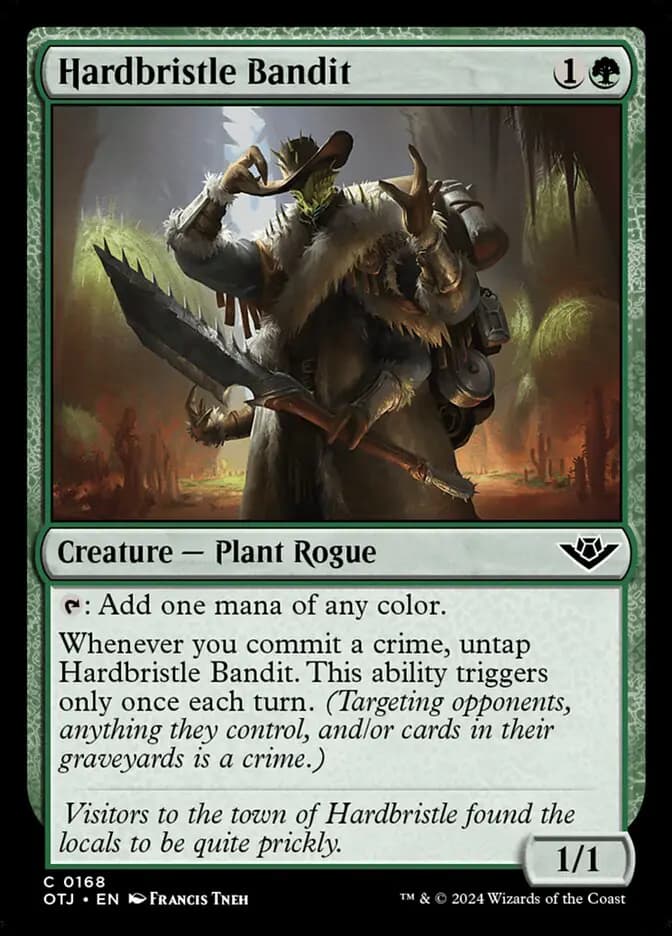Card image of Hardbristle Bandit