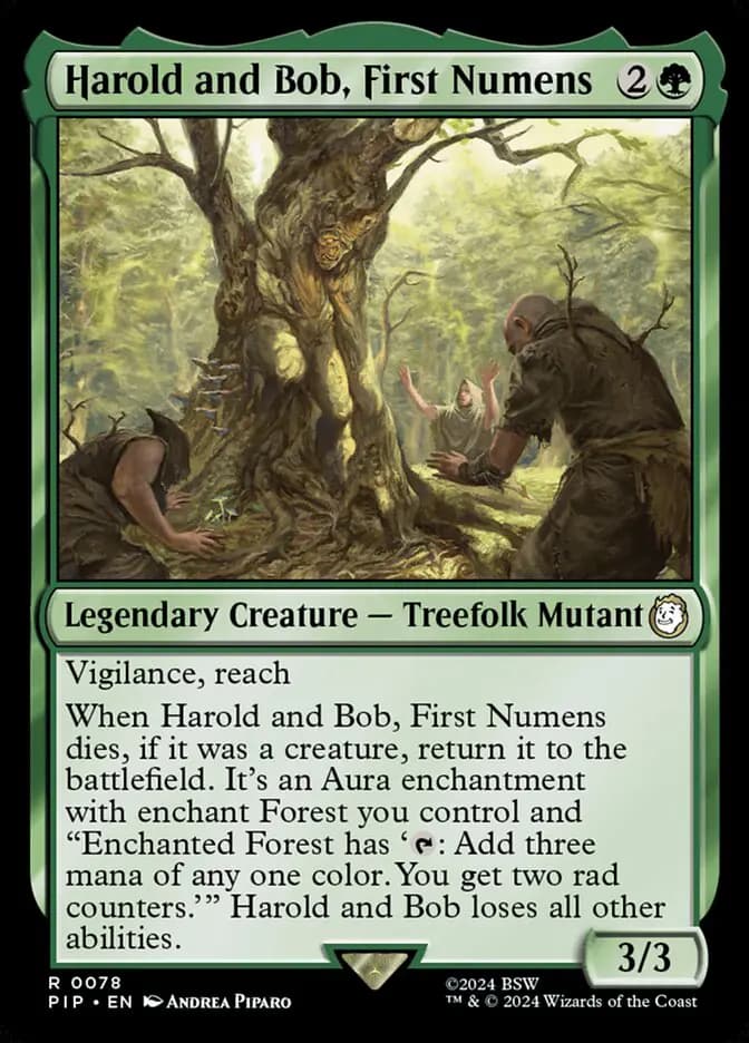 Card image of Harold and Bob, First Numens