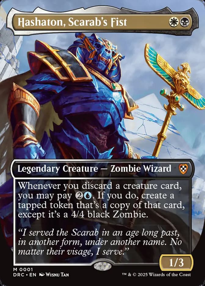 Card image of Hashaton, Scarab's Fist