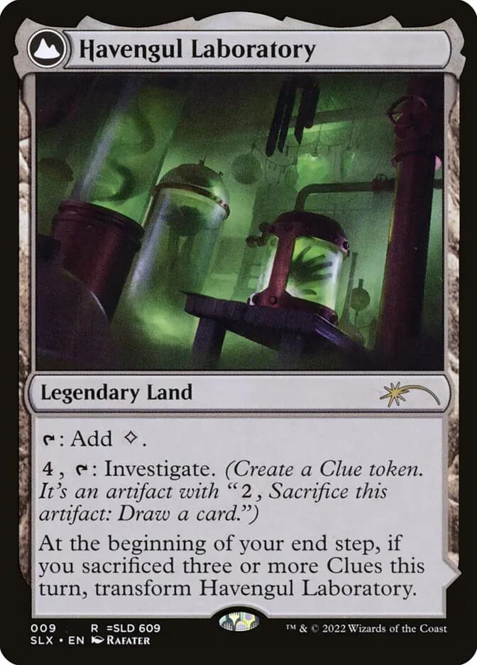 Card image of Havengul Laboratory / Havengul Mystery