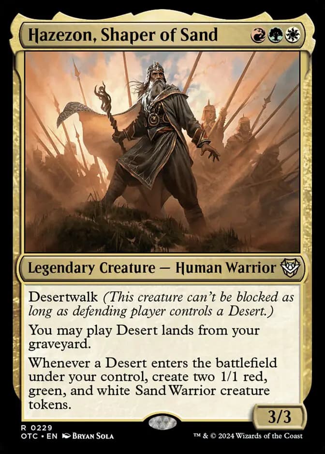 Card image of Hazezon, Shaper of Sand