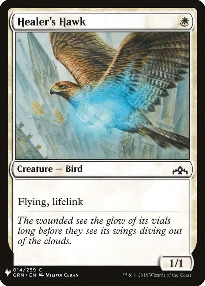 Card image of Healer's Hawk