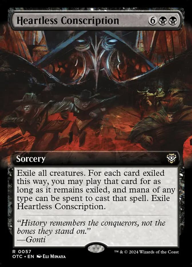 Card image of Heartless Conscription