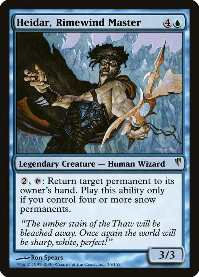 Card image of Heidar, Rimewind Master