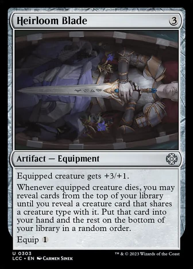 Card image of Heirloom Blade