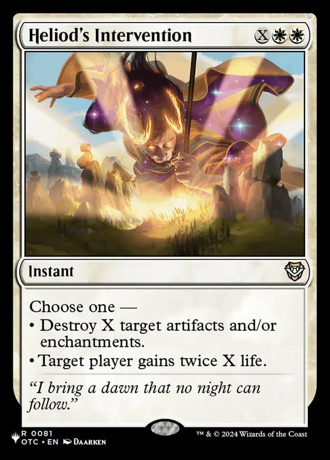 Card image of Heliod's Intervention