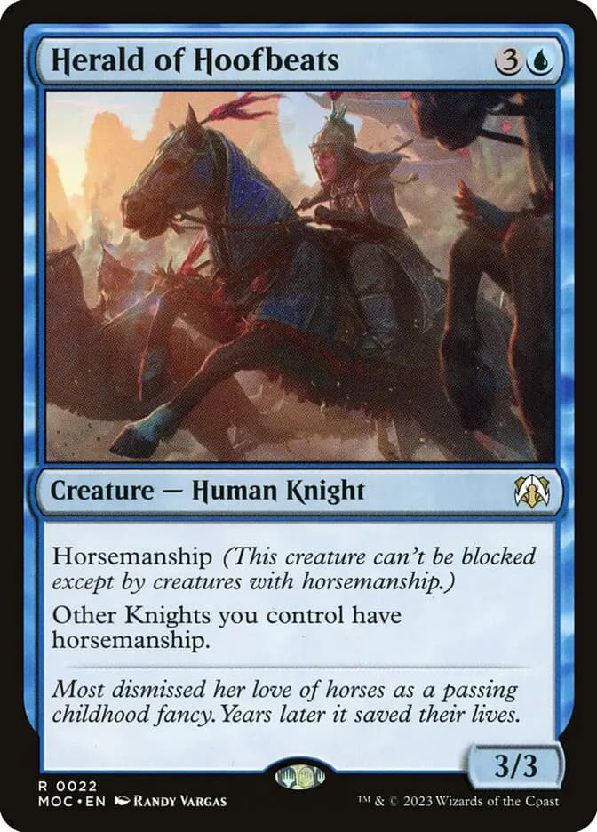 Card image of Herald of Hoofbeats