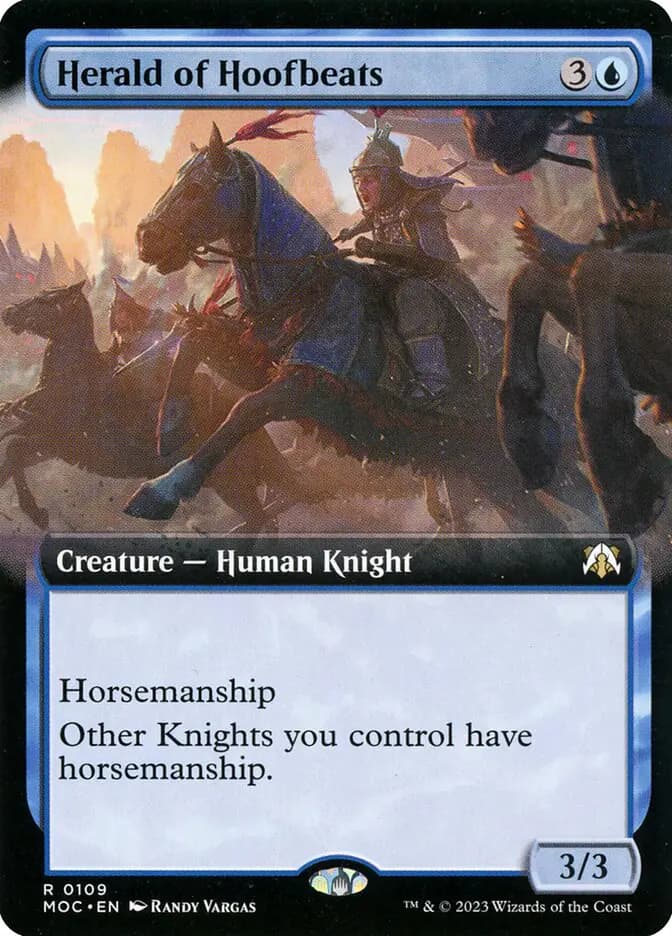 Card image of Herald of Hoofbeats