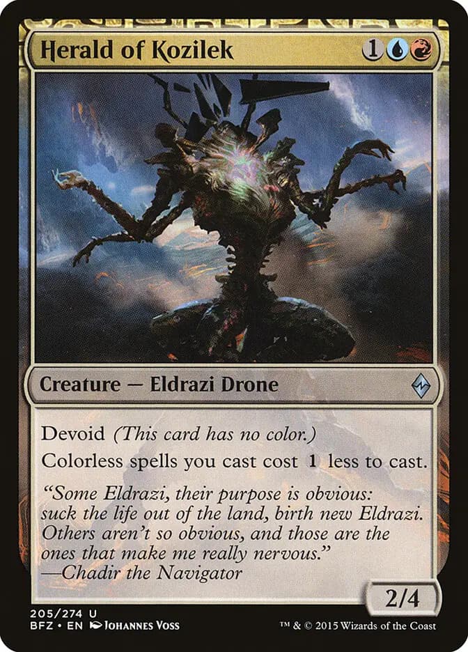 Card image of Herald of Kozilek