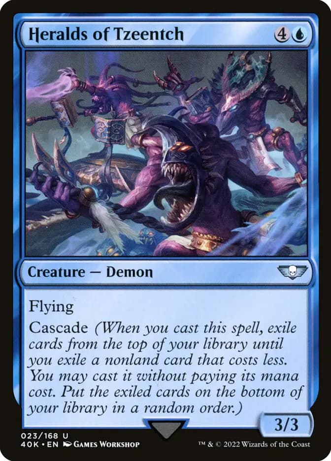 Card image of Heralds of Tzeentch