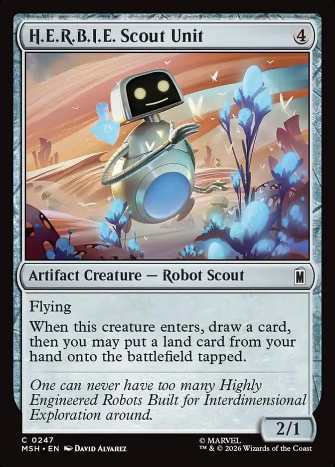 Card image of H.E.R.B.I.E. Scout Unit