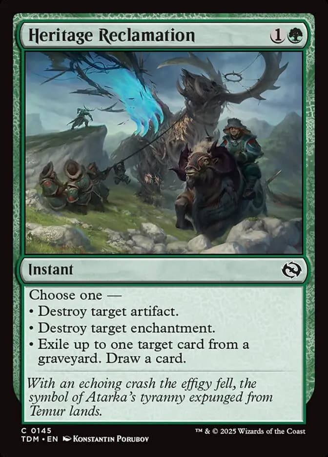 Card image of Heritage Reclamation