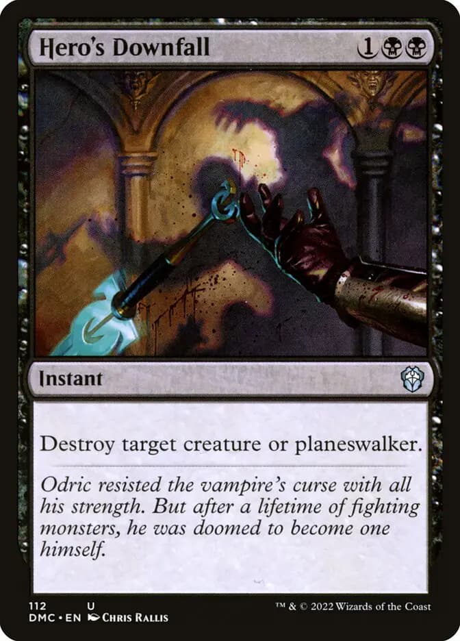 Card image of Hero's Downfall
