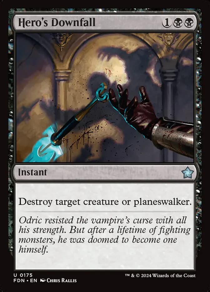 Card image of Hero's Downfall