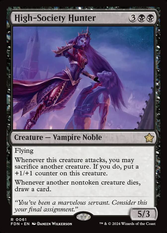 Card image of High-Society Hunter