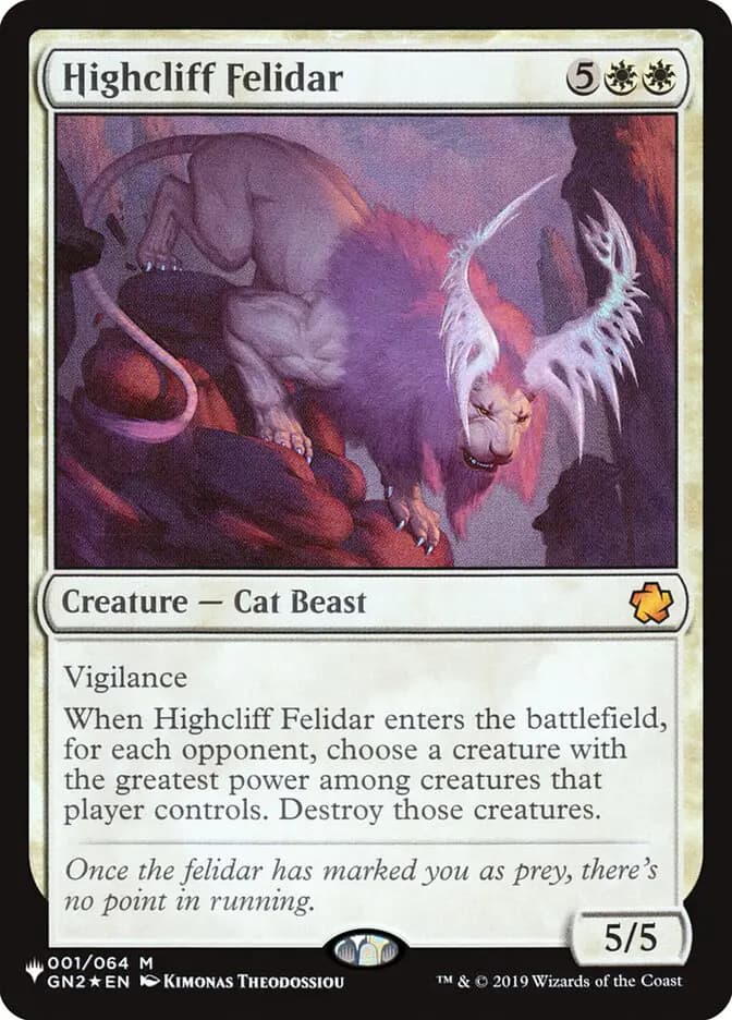 Card image of Highcliff Felidar