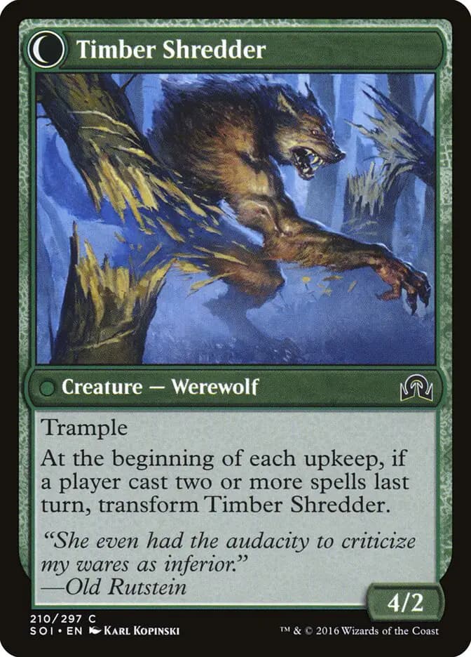 Card image of Hinterland Logger / Timber Shredder