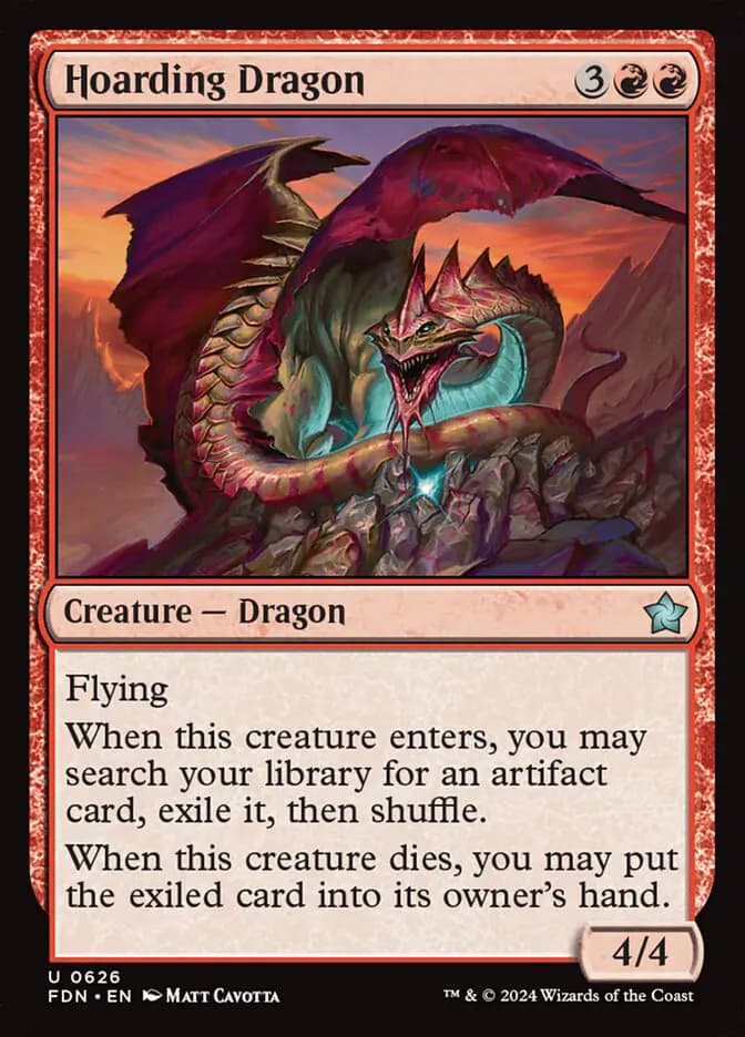 Card image of Hoarding Dragon