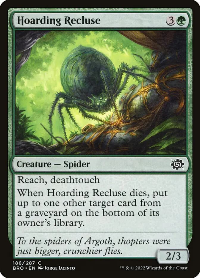 Card image of Hoarding Recluse