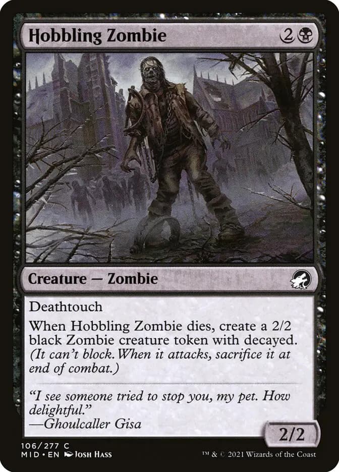 Card image of Hobbling Zombie