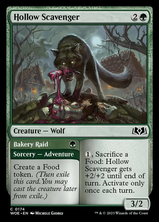 Card image of Hollow Scavenger / Bakery Raid