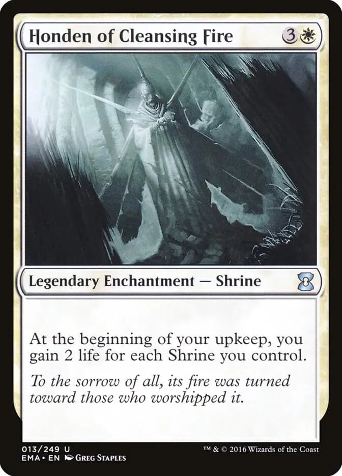 Card image of Honden of Cleansing Fire