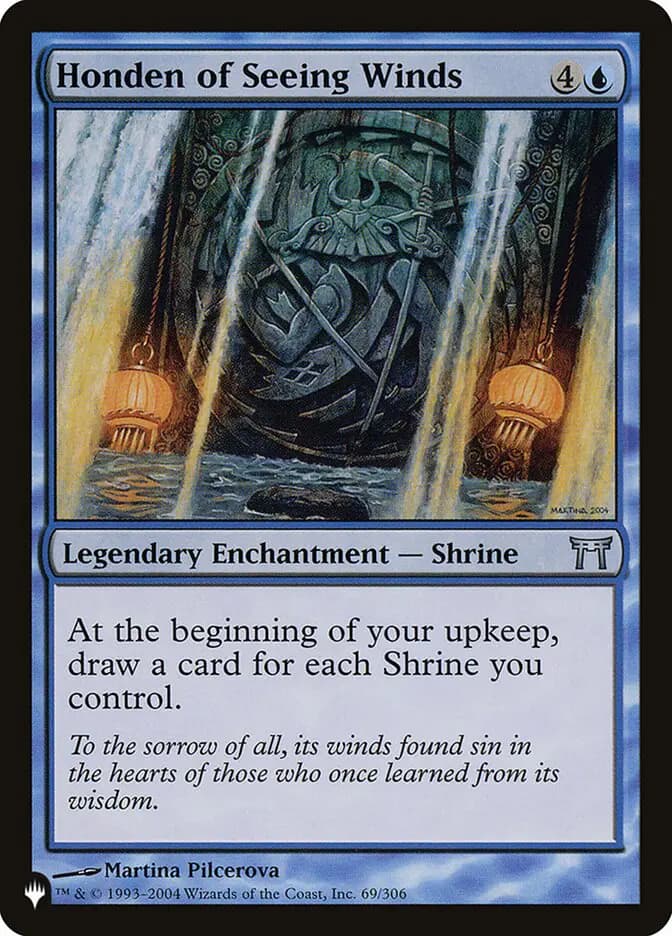 Card image of Honden of Seeing Winds