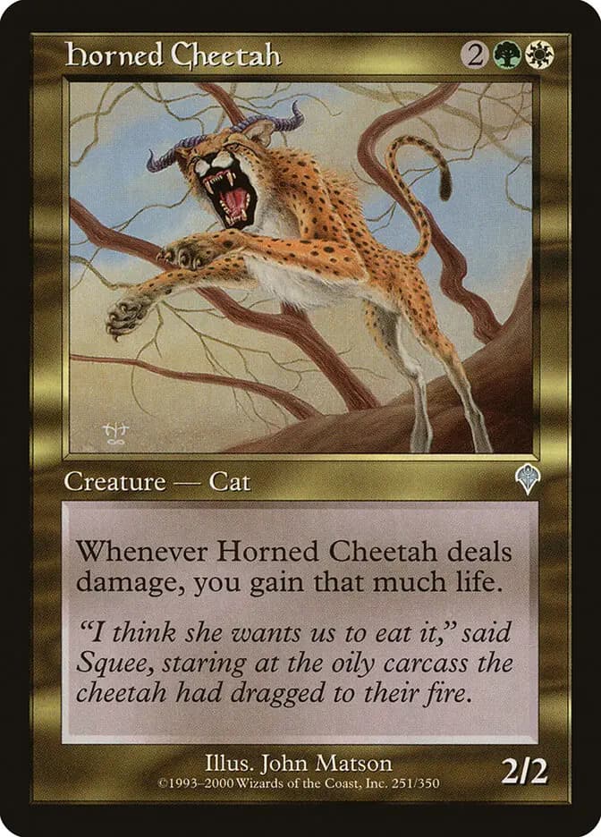 Card image of Horned Cheetah