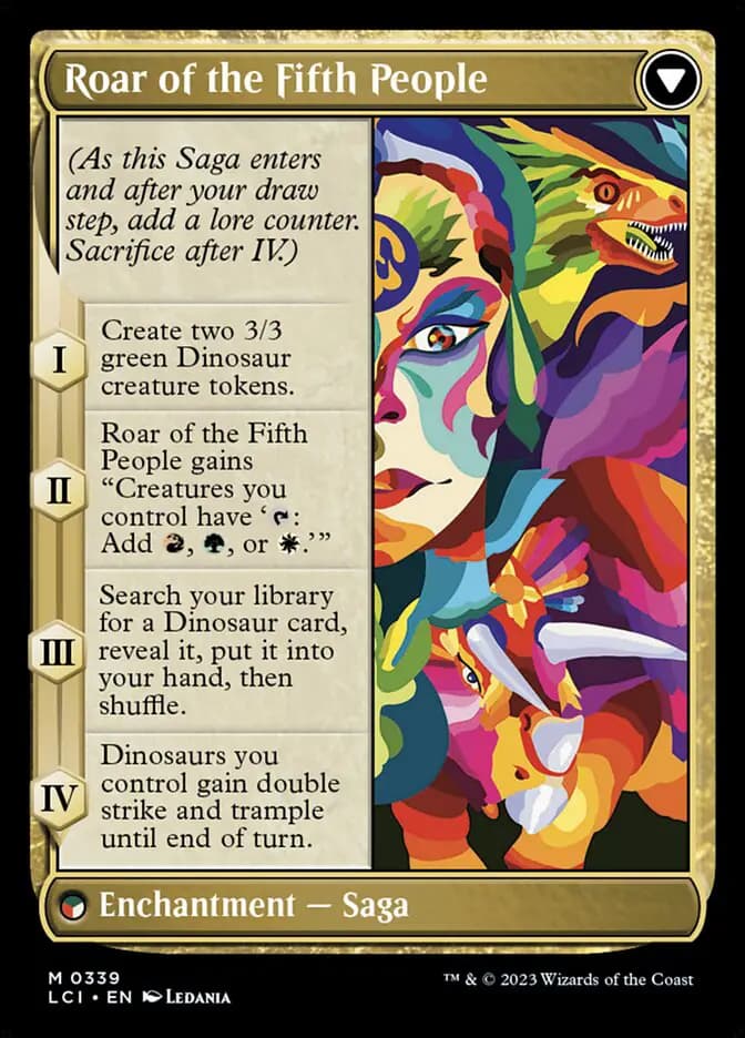 Card image of Huatli, Poet of Unity / Roar of the Fifth People