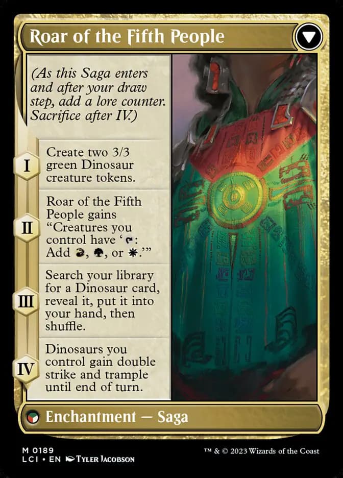Card image of Huatli, Poet of Unity / Roar of the Fifth People