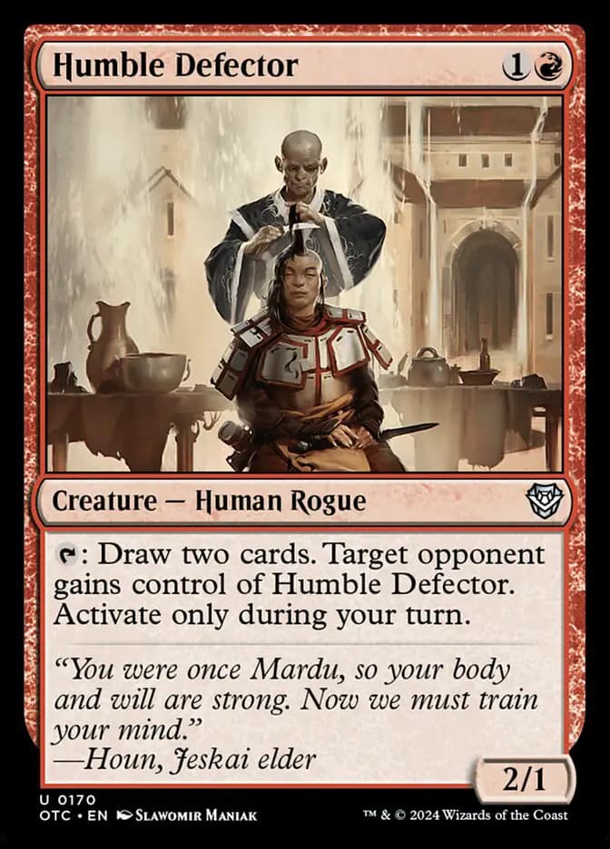 Card image of Humble Defector