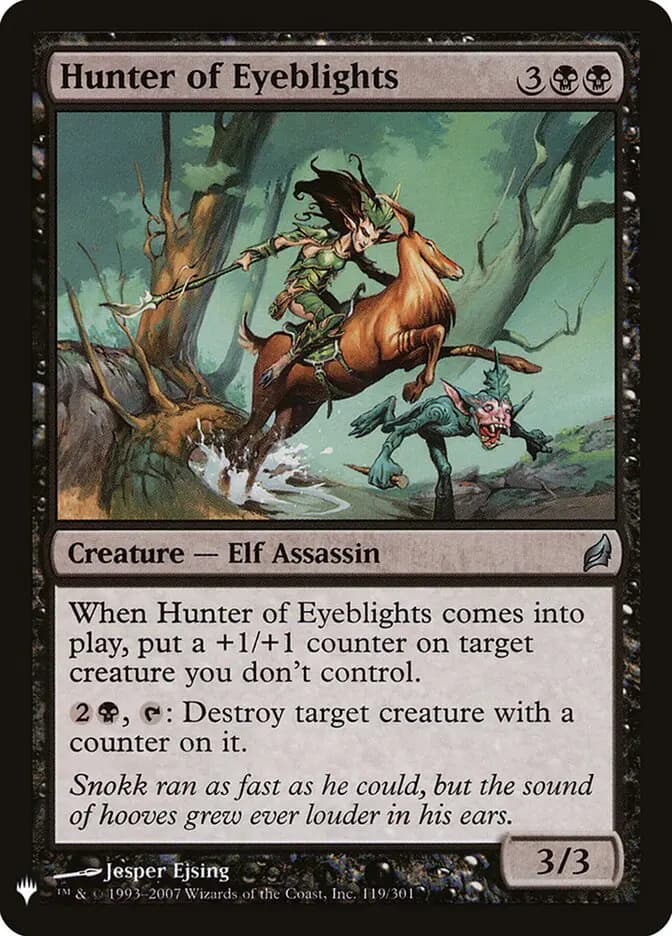 Card image of Hunter of Eyeblights