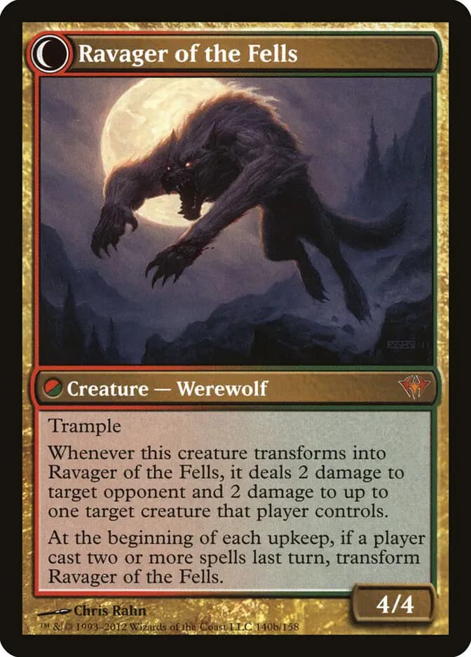 Card image of Huntmaster of the Fells / Ravager of the Fells