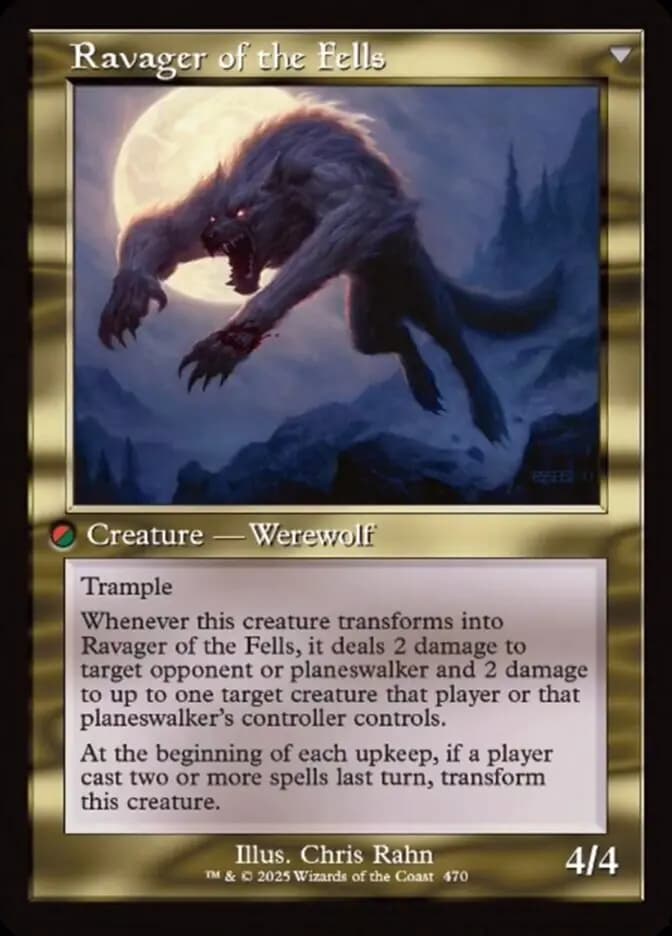 Card image of Huntmaster of the Fells / Ravager of the Fells